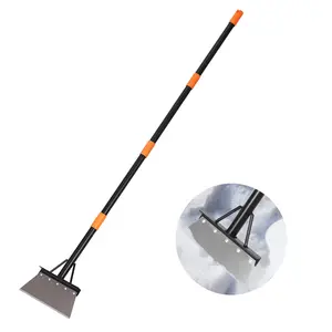 Multi functional cleaning shovel, cleaning shovel, garden flat shovel, weeding tool, 45-60 inch multifunctional garden cleaning shovel, heavy-duty long handled floor scraper, lawn edge metal weeding scraper, ice scraper, Durable Gardening Tools