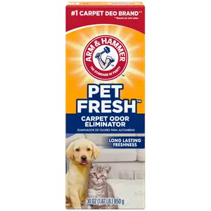 Pet Fresh Odor Eliminating Deodorizing Carpet Powder, Pet Fresh, 30 oz