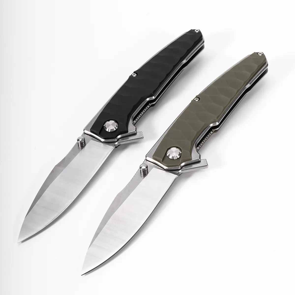 Tactical Folding Pocket Knife for Adults, 10 cm Razor-Sharp Stainless Steel Blade with Ergonomic Aluminum Handle for Camping, Fishing, and Daily Tasks, Compact, Outdoor Tasks
