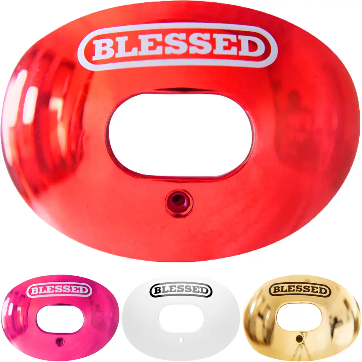 Battle Sports Blessed Chrome Oxygen Lip Protector Mouthguard