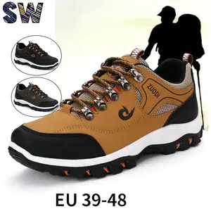 Men's Waterproof Hiking Trainers - Breathable Casual Trainers, Lightweight Athletic Shoes for Walking, Outdoor Sports