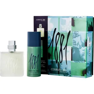 Cerruti 1881 Set-Edt Spray 3.3 Oz & Deodorant Spray 5 Oz For Men