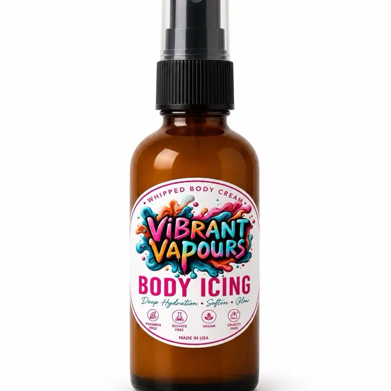 Vibrant Vapours Sprayable Soft Serve | 4 oz Hydrating Body Cream