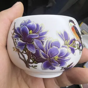 Master Jianzhan craftsman hand-crafts tea cups for tea masters