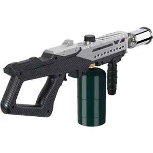 Propane Torch Head, Powerful Flame Thrower Gun, Adjustable Charcoal Lighter, Searing Torch for BBQ, Camping, Welding (Propane Tank Not Included)