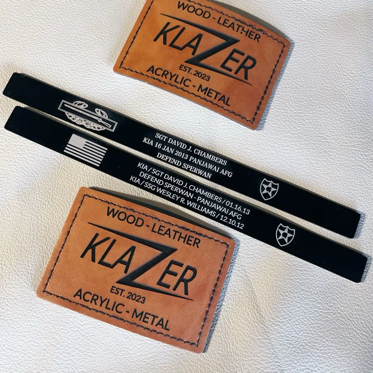 Military Memorial bracelets KlazerUSA