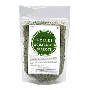 Alebrixes - Sea Salt, Epazote & Avocado Leaf 7.9 Oz (225 G) | Premium Quality Mexican Seasoning | Sazonador Mexicano de Sal de mar, Epazote y Hoja de Aguacate