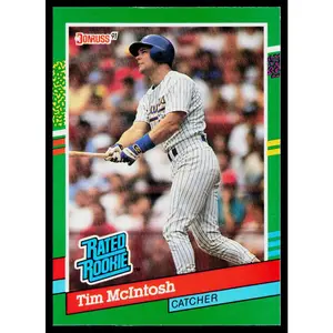 Tim McIntosh 1991 Donruss #414b Milwaukee Brewers