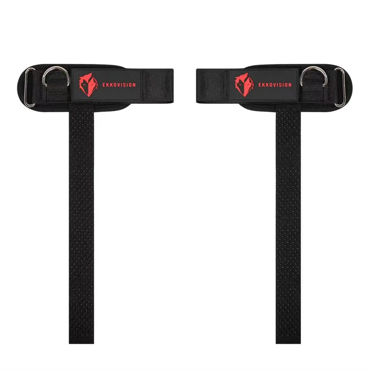 D Ring Gym Lifting Wrist Straps Anti-Slip Weightlifting Grip Support for Deadlift & Pull Up