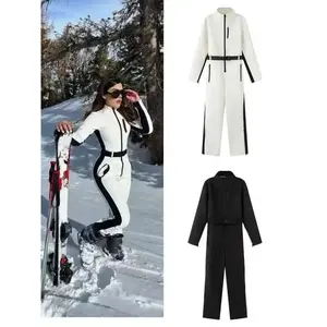Winter Fashion Ski Festival Warm and Waterproof Two-piece Street View Series Women's Women's Smell Long Sleeves