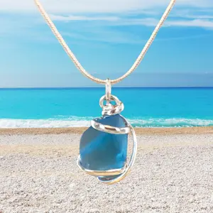 Cultured Sea Glass Pendant