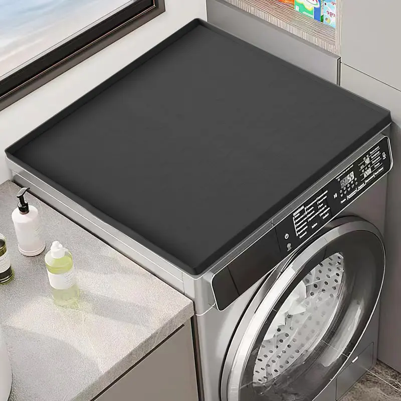 Non-Slip Waterproof Washing Machine Storage Mat Cover, Water Resistant Cover, Durable & Protective Laundry Organizer, Ideal for Compact Spaces, Home Care Supplies