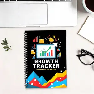 Professional Trading Log Book for Beginners and Day Traders, Spiral Bound, Includes Tracking Sheets, Portable, Office Use
