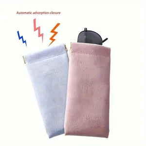 Sunglasses Storage Bag Portable Press Glasses Box Automatic Closing Sunglasses Protective Cover