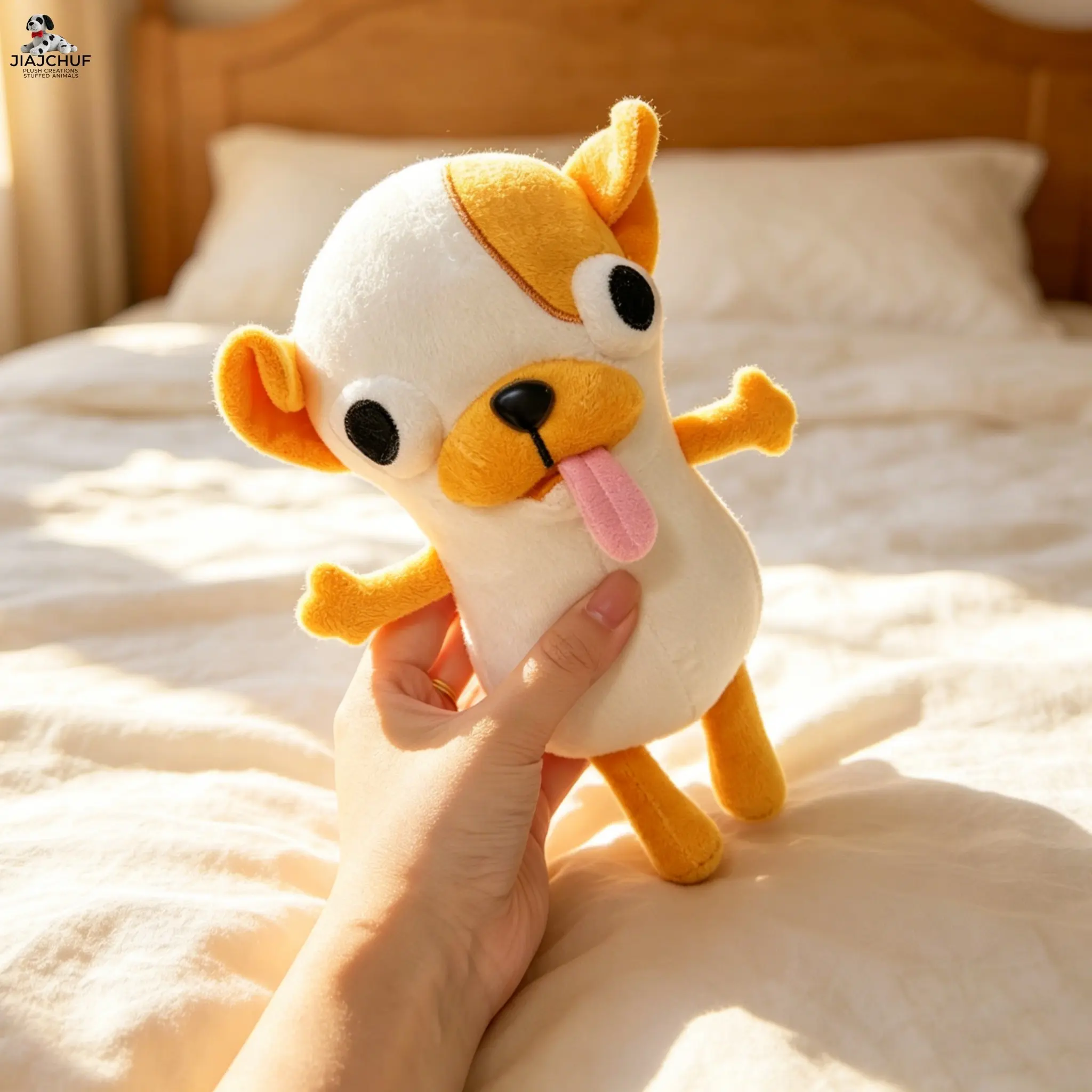 JIAJCHUF, Cute Kawaii Chihuahua Plush Toy, Cute Animal Design, Funny Soft Stuffed Animal, Huggable Stuffed Animal, Soft Stuffed Figure, Kawaii Stuffed Animals, Stuffed Animal Gifts, Creative Gift for Kids and Adults