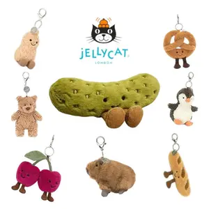 Jellycat Mini Plush Keychain – Soft Cuddly Toy Charm, Ideal for Daily Use, Gift Giving & Collecting Cute Accessories