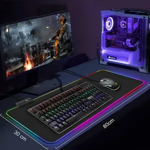 Ninja Dragons RGB Gaming Touch Light Up Mouse Pad - Large Size