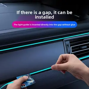 EL Cold Light USB Car Ambient Light LED Interior  Multi-Color Waterproof 360-Degree Lighting Flexible Bendable for Indoor Outdoor Use