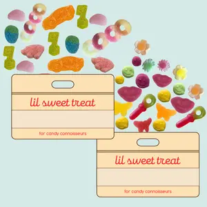 sweet + sour ULTIMATE gummy candy sampler by lil sweet treat