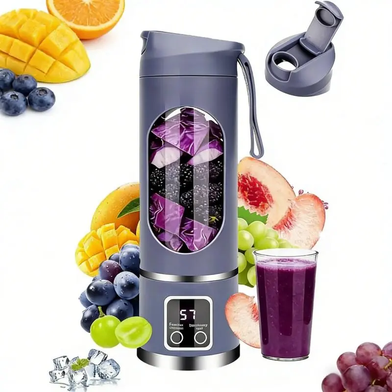 2026 Ultimate Portable Blender - USB Rechargeable, Compact Teen Boy Gadgets for Smoothies On-The-Go; Leak-Proof, Seconds-Shake, Perfect for Travel & Gym; Mini Cup Juicer for Vegetables, Home/Party Gift Supply