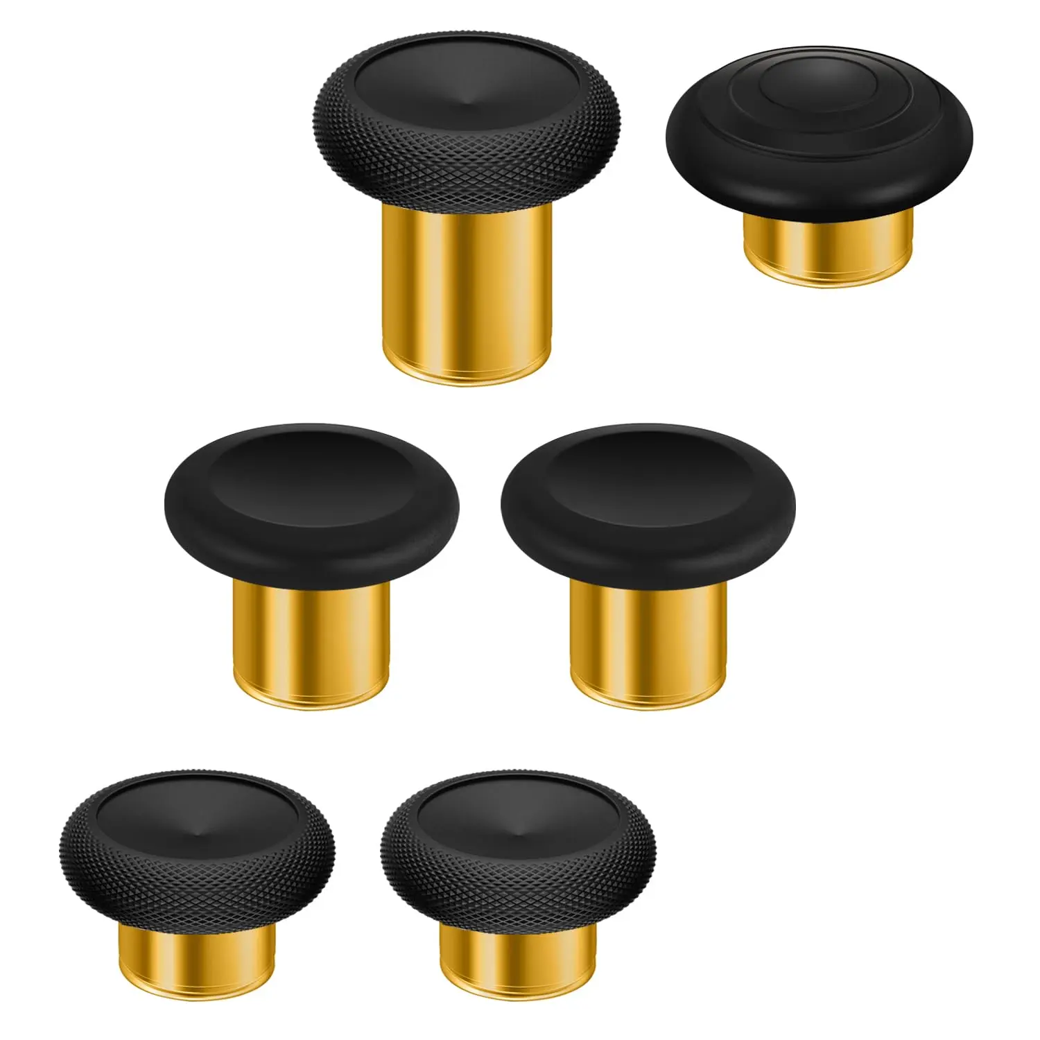 Xbox One Elite Controller Accessories Set, Key Button Kit, Mushroom Head Joystick Caps, 6-Pack, Gaming Console Accessories, Compatible with Xbox One Elite, Console Accessories
