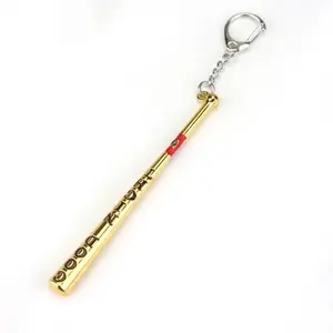 Goodnight Bat Keychain - Gold High-Quality Materials Intricate Detailing Sleek Design Perfect for Joker & Harley Quinn Fans