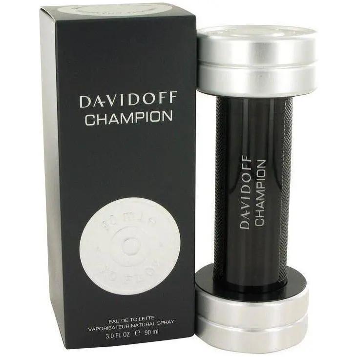 Davidoff Champion Invigorate Men's Eau de Toilette Spray - 3.0 fl oz, Masculine, Mild, Lovely, Bottle-Shaped, Packaged Men's Fragrance, New in Box, Masculine Men's Fragrance