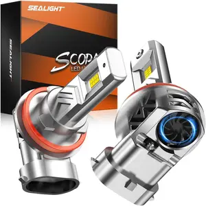 2014 Nissan Altima H11/H8/H9/H16 80W 6500K White IP68 LED Headlight Bulbs 2PCS SEALIGHT S3