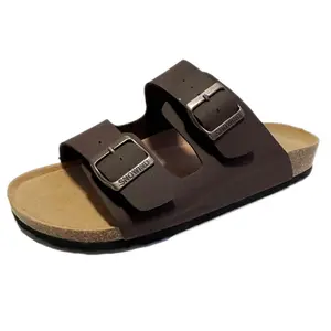Women's and Mens Sandals,Arch Support Slides with Adjustable Buckle Straps and Cork Footbed Clogs slippes Footwear Shoe