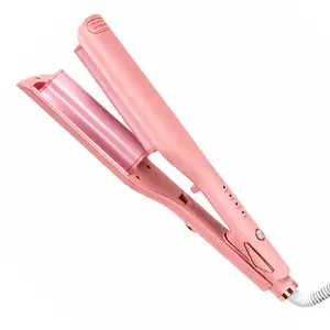 Faszin Negative Ionic Technology 1.0 Inch Deep Hair Waves Crimper for Smooth Hollywood & Mermaid Waves Curler Roller Styling Tool for Women & Girlfriends Gifts New Year Holiday Gift