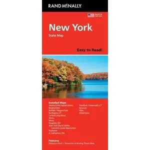 Rand McNally Easy to Read: New York State Map by Rand McNally