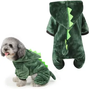 Cute Dinosaur Design Pet Costume, Pet Warm Coat, Two-legged Pet Clothes for Small Medium Large Dogs, Dog & Cat Clothing, Dog & Cat Clothing Supplies