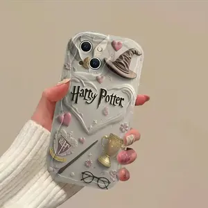 Harry Potter Transparent Phone Case Cover for iPhone XR/11/12/13/14/15/16 Plus/17 Pro Max/air Series, Durable & Stylish Design, Perfect Gift
