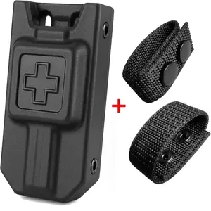 Tactical Tourniquet Holder for CAT GEN 7 or Older, MOLLE Holster with QLS Adapter, Quick Access Pouch for EMT, Security, Outdoor & Survival Use, Fits Duty Belt, Vest, or Backpack