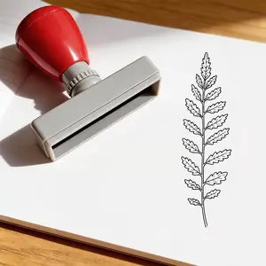 Vintage Floral Stamp Set, 8 Unique Designs, Plant Decorative Stamps, Light-Sensitive Seals for Handmade Crafts, Journals, Scrapbooks