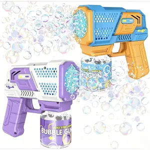 [SummerVibes] Bubble Gun with Lights, Bubble Machine for Kids, Bubble Guns for Wedding, Birthday, Parties, Outdoor Toy, Gift, Bubble Guns for Toddlers, Bubble Wand