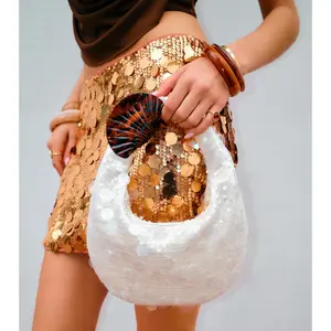 Extra Shine Sequin Shoulder Bag