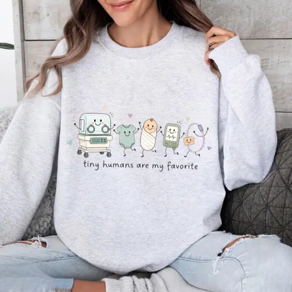 Cute NICU Nurse T-Shirt & Sweatshirt - Neonatal Nurse, Neonatal Intensive Care, NICU Nurse Gift, Tiny Fighter, Baby RN