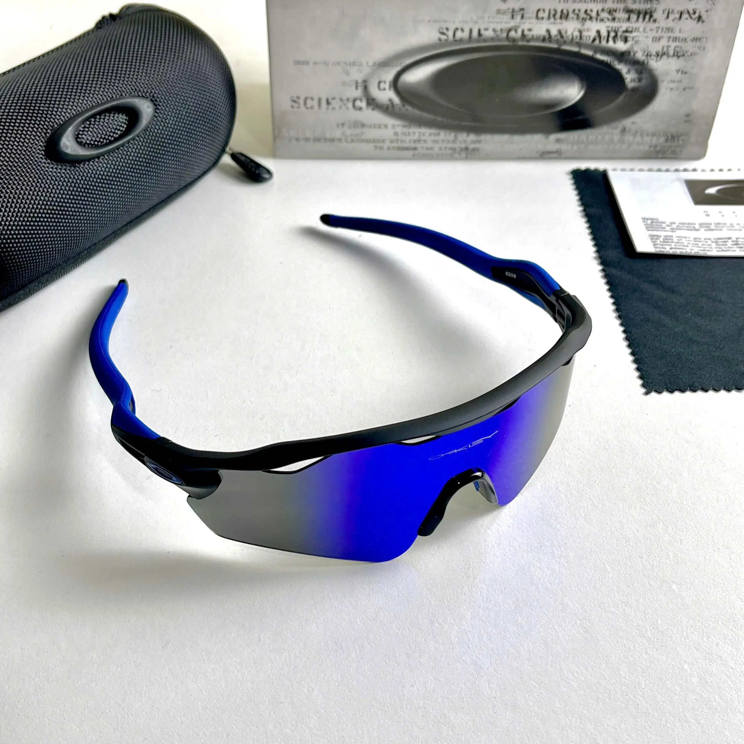 Oakley Cycling Sunglasses with Shield Frame UV Protection for Road Biking Running and Sports