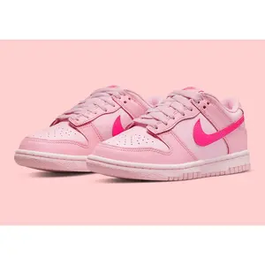 Women/GS Nike Dunk Low "Triple Pink" DH9765-600 Fashion Athletic Sneaker