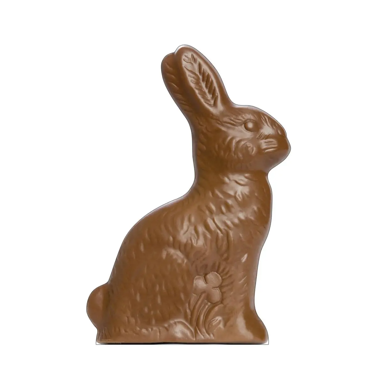 Chocolate Easter Bunny Cardboard Cutout Stand-Up with Stand, Advanced Graphics 2829 Decorative Printing, 65x44 in Easel Back, Photo-Worthy Home Decor Party Supply