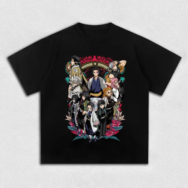 Hashira T-Shirt Demon Slayer Kimetsu No Yaiba Tengen Sweater Hoodie Soft Tee Unisex