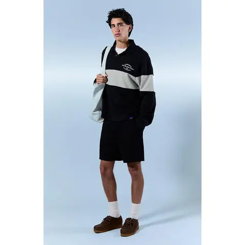 Pacsun Men's Fleece Black Sweat Shorts