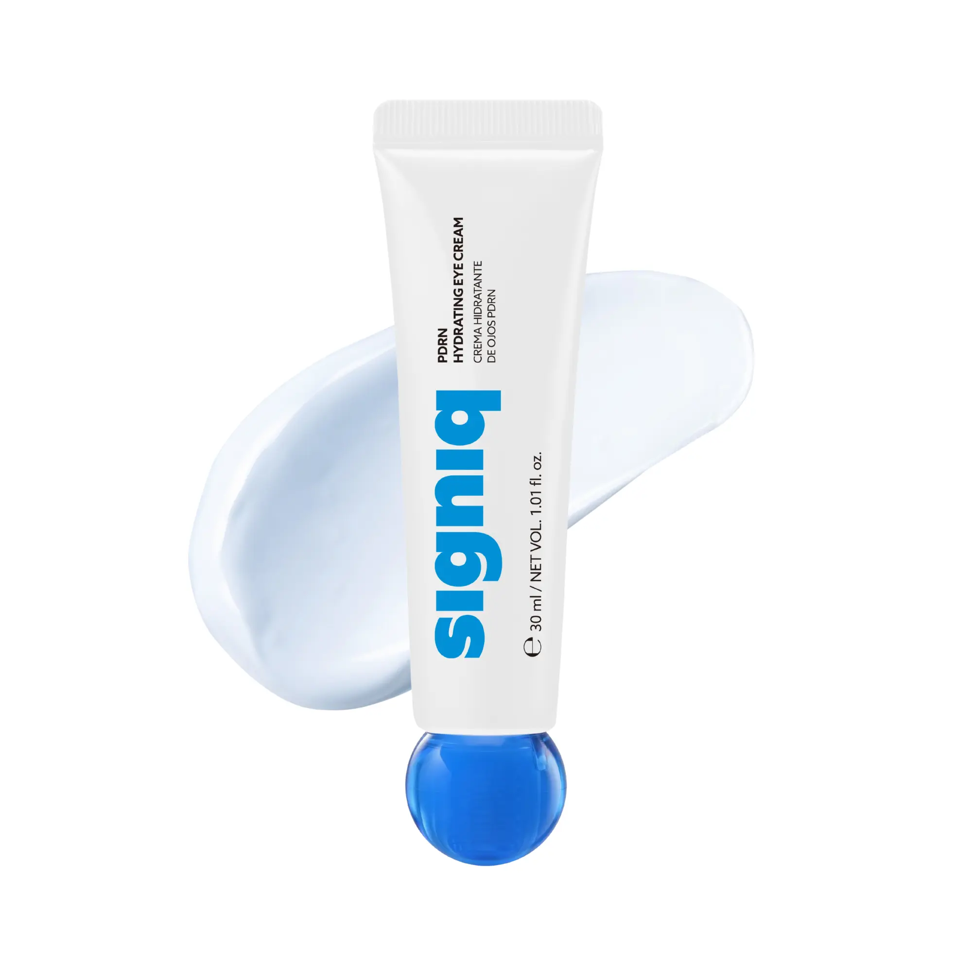 [Signiq Official] PDRN Hydrating Eye Cream with Hyaluronic Acid PDRN & Caffeine | Pure Hyaluronic PDRN for Deep Hydration | Hydra-Depuff Caffeine Formula for Puffy Eyes | Korean Skincare, 1.01 fl.oz.