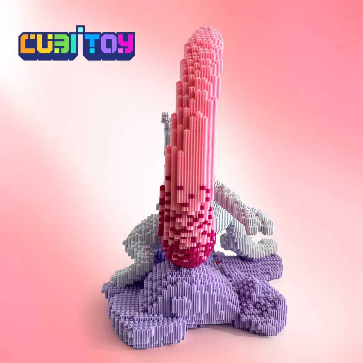 CubiBRICK Animation Series Mew2 (13721PCS) 3D Micro Building Block Model CubiBRICK Animation Series Mew2 (13721PCS) 3D Micro Building Block Model