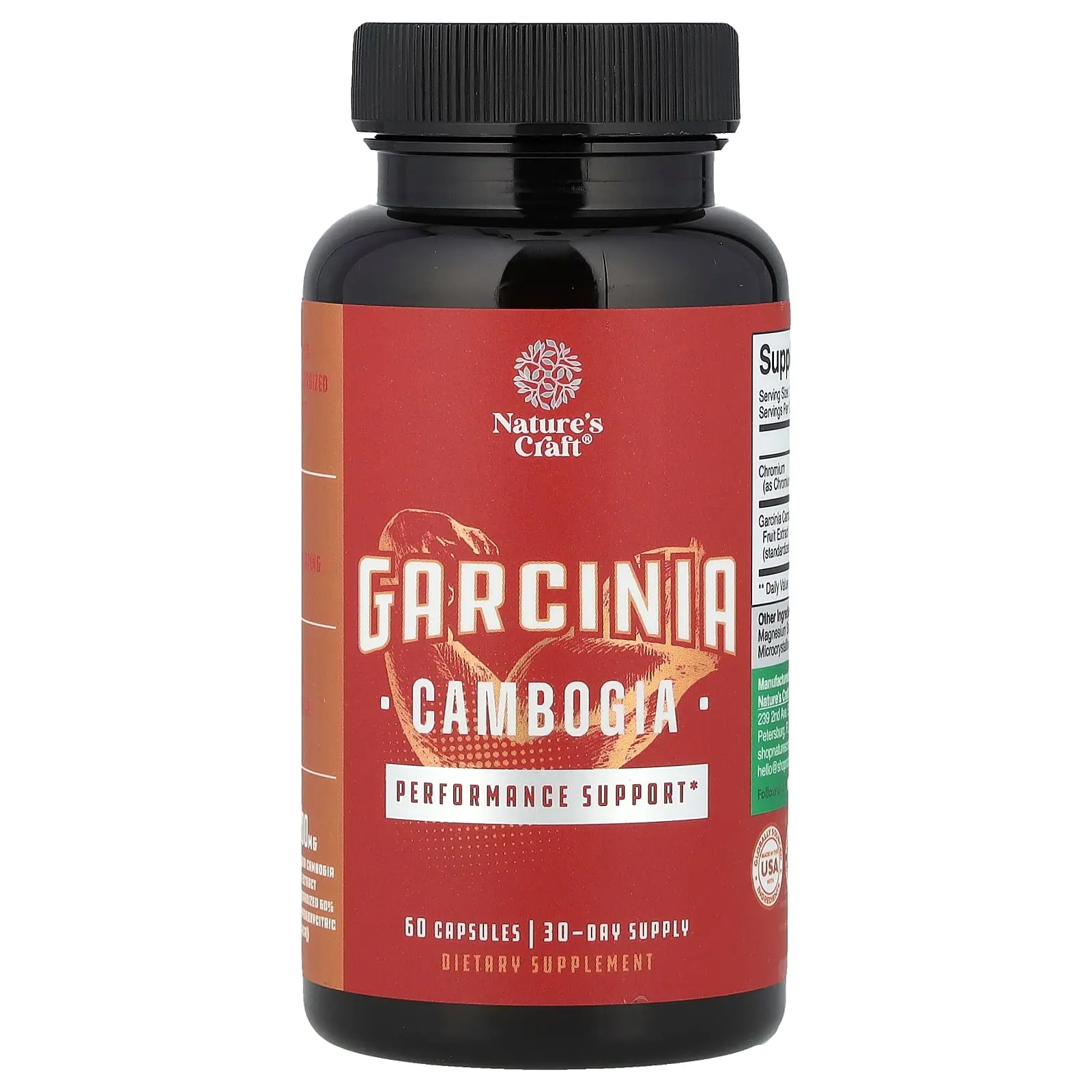 Nature's Craft Garcinia Cambogia, 60 Capsules