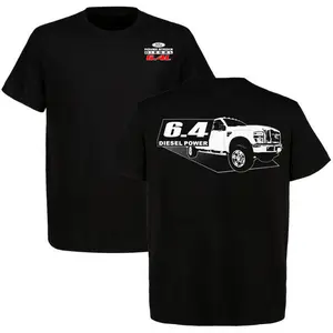 Ford Trucks 6.4 Power Stroke Men's T-Shirt Short Sleeve Premium Cotton Tee for Ford Fans All Seasons Made in USA Ultra Cotton T-Shirt
