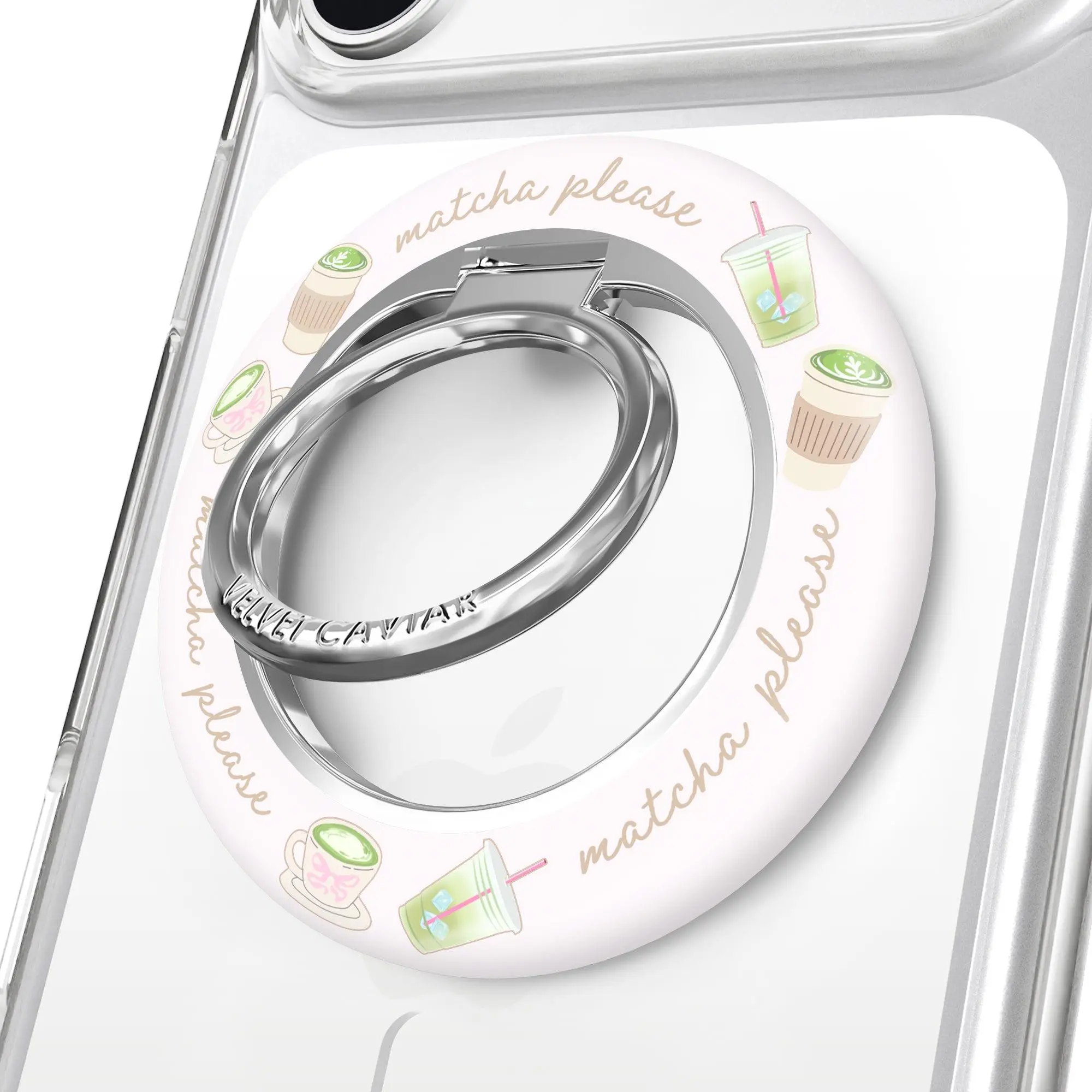 Matcha Please MagSafe Grip Ring, Mobile Cellphone Smartphone Accessory, Phone Holder Mount, Accessories