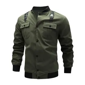 Men's Waterproof Windproof Jacket, Casual Fashion Outdoor Sports Coat, Warm Wearable Coating for Spring Autumn Winter