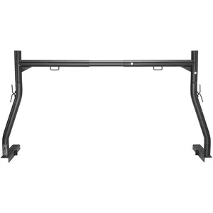 VEVOR Adjustable Organiser Truck Rack, 46-71inch Extendable Truck Ladder Rack, 800 lbs Capacity Steel Ladder Rack for Truck with Non-Drilling J-bolts, Heavy Duty Truck Bed Rack for Kayak, Surfboard